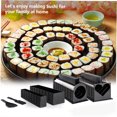 thumbnail image 5 of Molde de sushi Irfora Kit de fabricante de sushi, molde de sushi, kit de molde para hacer sushi para principiantes, herramienta antiadherente para hacer sushi, 10 piezas Irfora Molde de sushi, 5 of 5