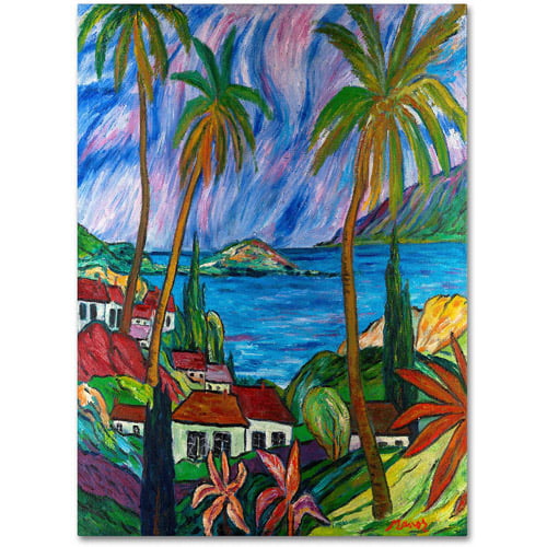 Trademark Fine Art Tropical Paradise Canvas Art By Manor Shadian Walmart Com Walmart Com