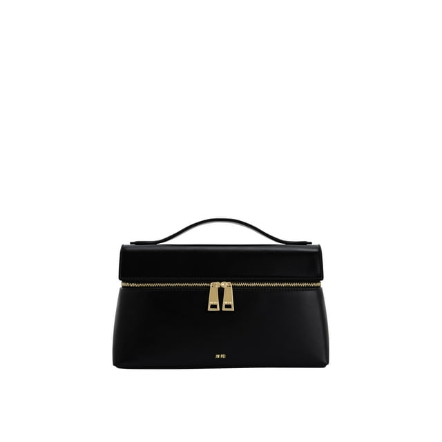 Bolso JW PEI Thea de piel vegana negra con asa superior para mujer