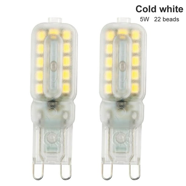 Billuyoard Paquete de 2 mini luces LED de maíz, ángulo de haz de 360 grados, lámpara regulable, bombillas nocturnas de ahorro de Iluminación novedosa Tipo 8