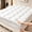 White, variant on Hotel Luxury Down Alternative Pillow Top Mattress Topper, 2" Thick Quilted Mattress Pad with Deep Pocket, Soft & Breathable Bed Topper, Fits 8"-21" Mattress（white,Twin)