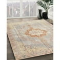 thumbnail image 2 of Ahgly Company Indoor Rectangle Traditional Light French Beige Brown Medallion Area Rugs, 2' x 5', 2 of 6