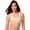 Black, variant on BR01 Support Bra With 1" Elastic Band - 2XL - Beige