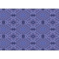 thumbnail image 1 of Ahgly Company Indoor Rectangle Patterned Deep Periwinkle Purple Area Rugs, 6' x 9', 1 of 6
