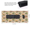 thumbnail image 3 of Disketp Animal Truck Gaming Mouse Mat Long Extended Mouse Pad Desk Mat Non-Slip Rubber Mice Pads Stitched Edges(315.5 x 16 x 0.12 Inches), 3 of 8