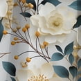 thumbnail image 4 of Designart "Elegant White Poppy Simplicity III" Floral Blackout Curtain Single Panel, 4 of 4