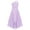 Lavender, variant on YONGHS Kids Girls One Shoulder Formal Gown High Low Hem Evening Dress Purple 12