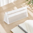thumbnail image 6 of Under 1$ Pencil Case Transparent Mesh Double-Layer Exam Pen Pouch Japanese-Style 8.7x3.5x2in Black for Desk Supplies by Xuniizn, 6 of 8