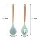 thumbnail image 2 of Juego de 2 utensilios de cocina antiadherentes con mango de madera, no tóxicos y sin BPA, 2 of 5