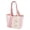 Style 4, variant on Bow Accent Floral Quilted Tote Handbag, Women Cotton Shoulder Bag (Style 4)