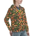 thumbnail image 6 of Kdxio Fruits Peach Print Womens Oversized Hoodies Sweatshirts Hooded Pullover Tops Sweaters Casual-XX-Large, 6 of 7