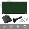 thumbnail image 4 of Goasis Lawn Privacy Fence Screen 3 x 50 ft Shade Cover for Wall Garden Outdoor Back Yard, Dark Green, 4 of 7