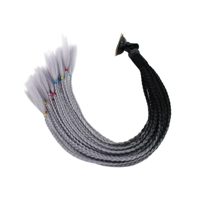 Electronicheart Tresses Colorées et Durables pour un Style Vibrant et Durable Noir Gris 1Ensemble