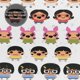 thumbnail image 5 of Cortina de ducha Bob'S Burgers con diseño de dibujos animados, con 12 ganchos, impermeable, lavable, de poliéster, para decoración del baño, 60 x 72 pulgadas, de hierro, 5 of 8