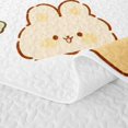 thumbnail image 5 of Erosebridal Bunny Quilt Full for Boys Girls, Soft Pastel Full Bedspread Sets, 3-Piece 1 Coverlet and 2 Pillowcases, 5 of 7