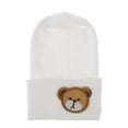 thumbnail image 3 of Franhais Baby Cap Cartoon Letter Pattern Printing Embroidery Knitted Warm Cute Comfortable Breathable Hat, 3 of 3