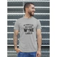 thumbnail image 2 of Book Club Only Reads Wine Labels Men T-Shirt, Male XX-Large, 2 of 4