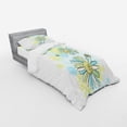 thumbnail image 2 of Ambesonne Summer Bedding Set 3 Pcs, Chamomiles Wild Flower, Twin, Pale Green Dark Green, 2 of 2