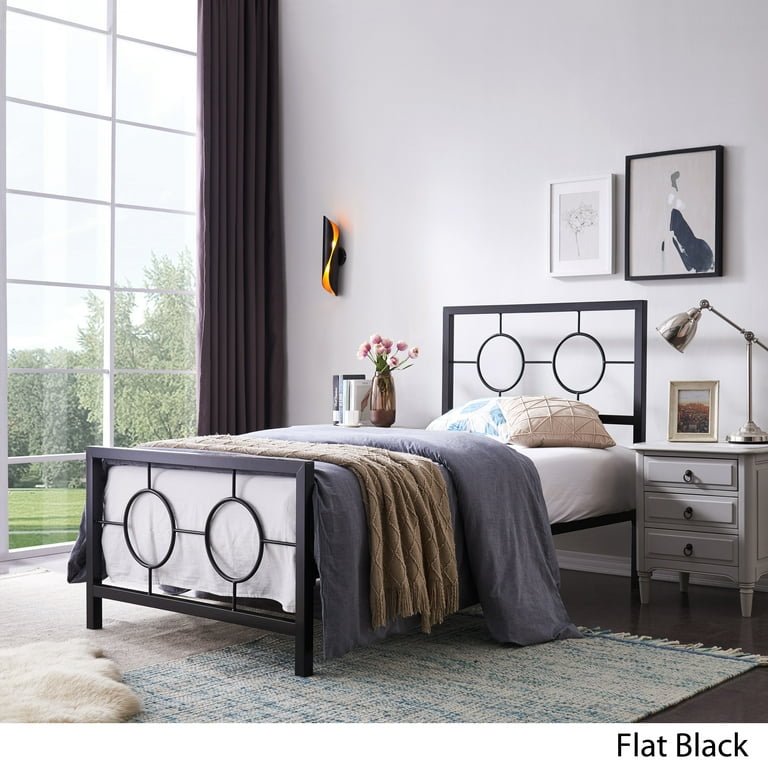 Wrought iron bed store frame twin