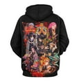 thumbnail image 3 of Demon Slayer Unisex Adult Hoodie Casual Hooded Sweatshirt Pullover Novelty 3D Printed Sweater Jacket 3XL, 3 of 8