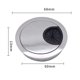 thumbnail image 3 of 1pc Cable Hole Cover For Desk Metal Grommet Table Cable Tidy Wire Hole Cover Chrome Brush 50/53/60mm Detachable Precise Buckle, 3 of 10
