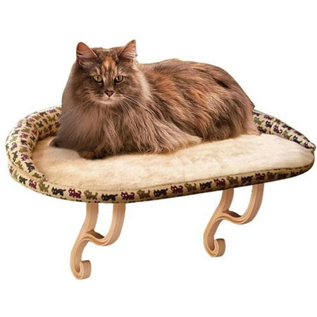K&H Deluxe Kitty Window Mount Cat Bed with (Best Cat Window Perch)