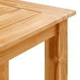 thumbnail image 4 of Afuera Living Contemporary Outdoor 18" Teak Wood Dining Bench in Natural Oil, 4 of 7