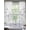 Black, variant on Spring Flowers Sheer Curtains 72 Inch Length 2 Panels Set, Modern Simple Botanical Wildflowers Herbs Voile Window Treatment Rod Pocket Curtains Sheers Drapes for Bedroom/Living Room/Kitchen 52"x72"x2