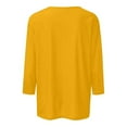 thumbnail image 5 of T-Shirts Décontractés à Col Rond Imprimé Floral Manches 3/4 pour Femmes, Pack de T-Shirts Burnout pour Femmes, Ensemble de T-Shirts d'Entraînement pour Femmes, 5 of 5