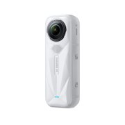 Insta360 X5 Satin White - Waterproof 8K 360° Action Camera, Leading Low Light, Invisible Selfie Stick Effect, Rugged and Replaceable Lens, 3-Hour Battery, Built-in Wind Guard, Stabilization