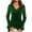 Green, variant on Womens Trendy Ruffled V-Neck Flutter Sleeve Comfy Blouses Tops Fashion Women's Casual Long Sleeve V-Neck Top Blouse Ladies Fold Sequins Shirt Top