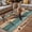 Brown Teal, variant on Texas Star Farmhouse Outdoor Rug for Patio/Deck/Porch, Non-Slip Large Area Rug 3 x 5 Ft, Rustic Red Plaid Berry Wooden Indoor Outdoor Rugs Washable Area Rugs, Reversible Camping Rug Carpet Runner