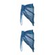 thumbnail image 1 of Qarigey Belly Dancing Belt Waist Belly Dance Skirt Belt Scarf Hip 2piezas Azul, 1 of 6