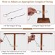 thumbnail image 4 of Juego de anillos plegables de mano (con escalera de tiro), juego interactivo de madera hecho a mano para interiores y exteriores (para reuniones familiares), anillos de lanzamiento de gancho y bucle de madera, juguetes para juegos de mesa JM, 4 of 5