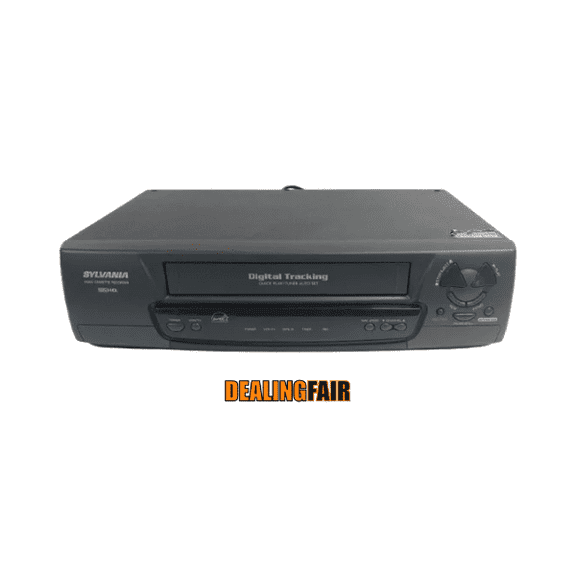 Restored Sylvania KVS299K VCR VHS Player - w/ Original Remote, Manual, & A/V Cables (Refurbished)