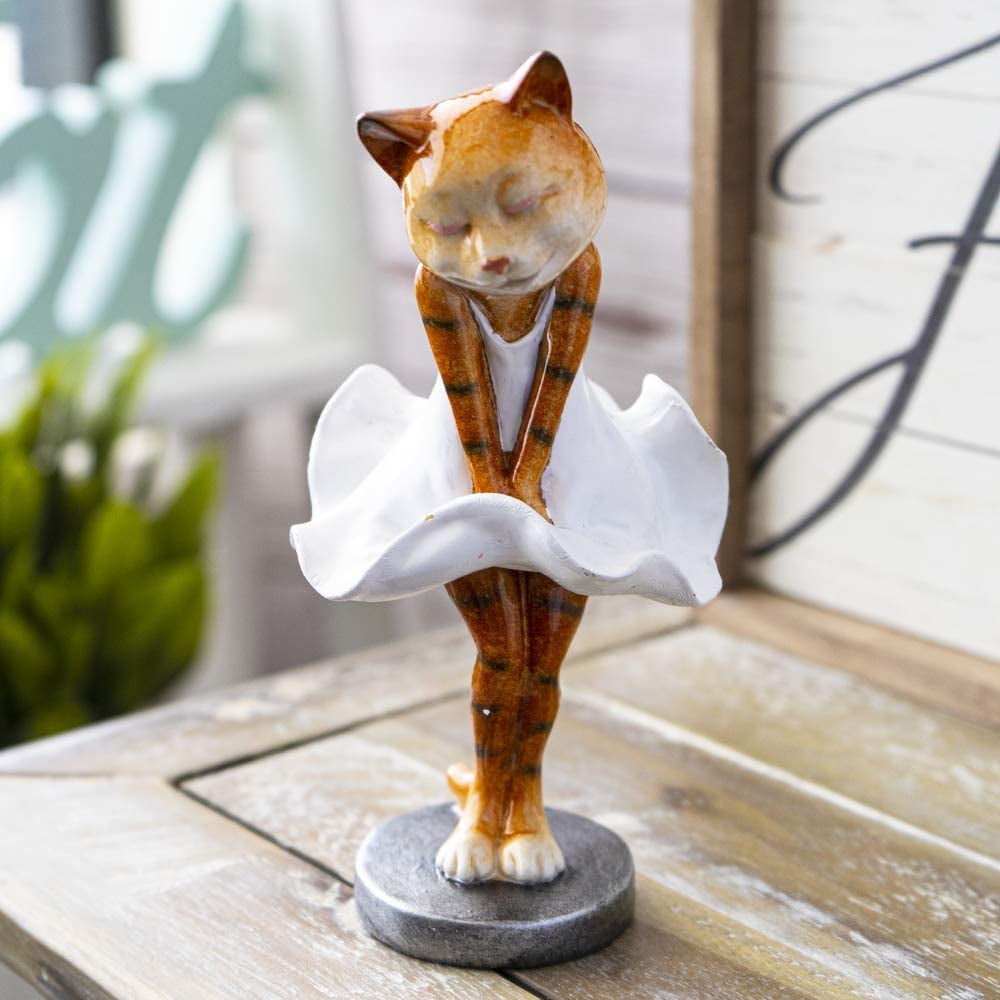SUMMIT COLLECTION Creative Laughter Funny Feline Figurine Novelty