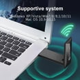 thumbnail image 2 of Adaptador WiFi USB USB 3.0 Dongle inalámbrico Wi-Fi de banda dual 2.4/5GHz para PC/portátil, 2 of 9
