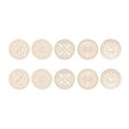 thumbnail image 2 of 10Pcs Bottom Circle Hollow with Hole 5.5 inch Blank Crochet for Knitting Craft Making Crochet DIY Weaving Supplies 6 10 17 15 21, 2 of 8
