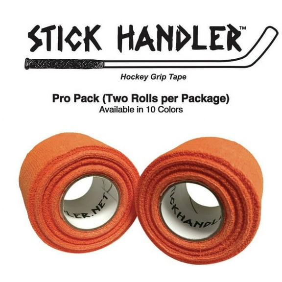 STICK HANDLER™  Professional Hockey Grip Tape Pro Pack  (Orange|Two Pack)