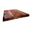 thumbnail image 3 of Mountain Woods Brown Hand Crafted LIVE EDGE Cutting Board/Serving Tray made w/ Solid Acacia Hard Wood - 18", 3 of 7