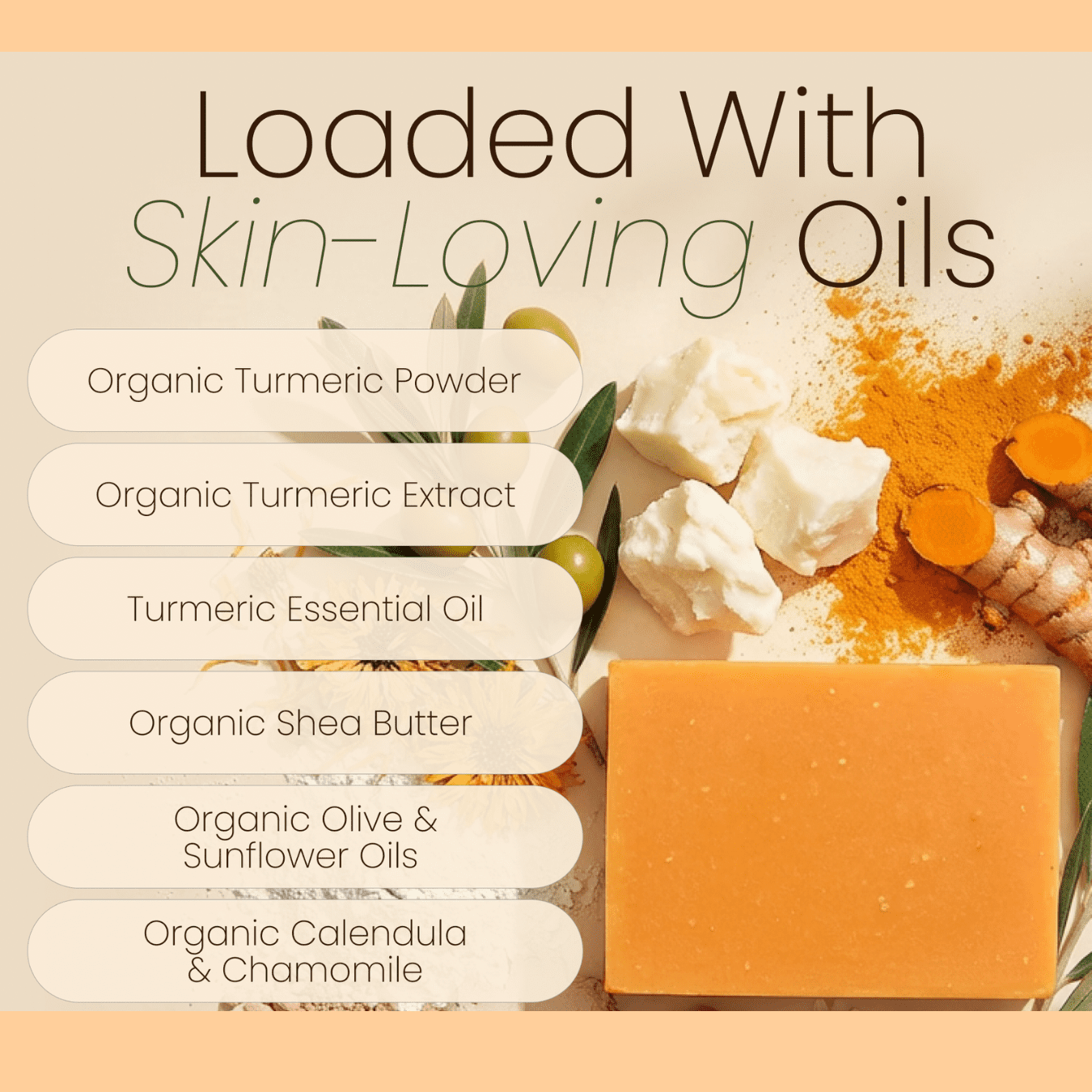 Kojic Acid & Turmeric - 3 Pack Bar Soap