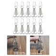 thumbnail image 2 of tredstone 10Pcs Tent Stakes Deck Anchor Peg Spring Buckle Tent Accessories for Outdoor Silver, 2 of 9