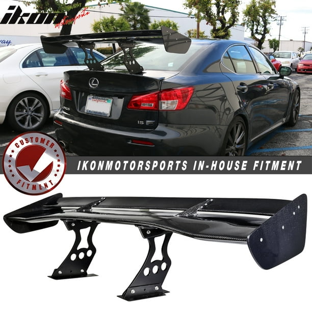 Fits 06 14 Lexus Is250 Is350 Isf 58 5 In Trunk Spoiler Double Deck Trunk Wing Cf Walmart Com Walmart Com