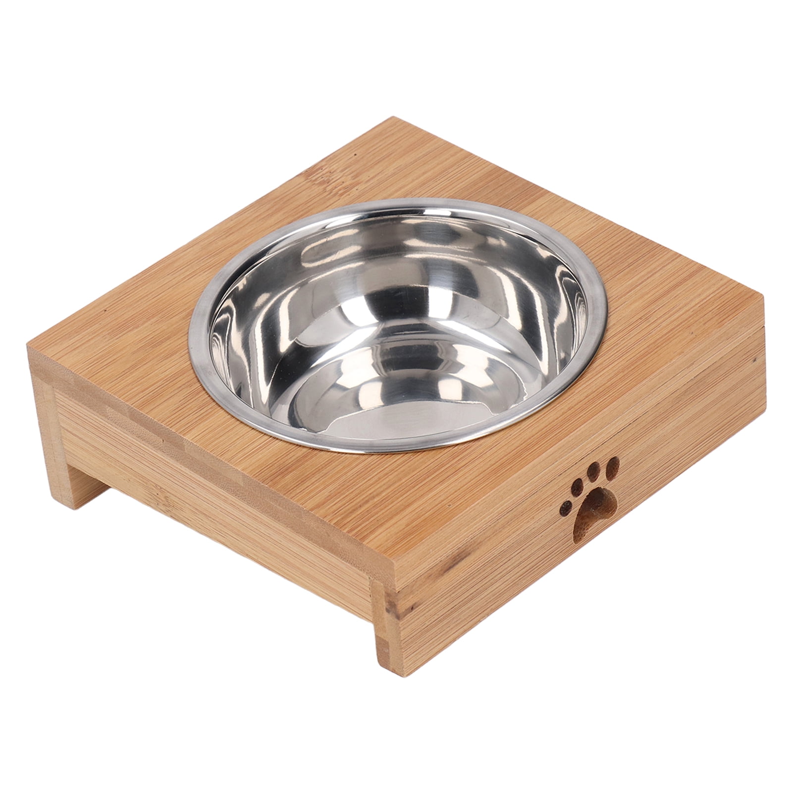 Elevated Dog Bowls, Non-slip Raised Dog Bowl with Melamine Stand, Stainless  Steel Elevated Food&Water Bowl for Pets Spine Protect – HiFuzzyPet