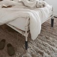 thumbnail image 4 of CRAFTHROU 4Set Cylindrical Bed Frame Feet Covers Black Foam for Furniture Leg Protection and Noise Reduction, 4 of 6