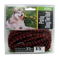 Boss Pet Guardian Gear Medium Dog Poly Rope Dog Tie-Out, 15 Ft. Q241500099