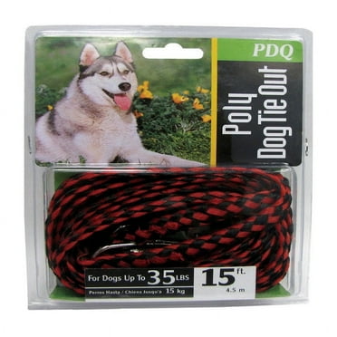 Boss Pet Guardian Gear Medium Dog Poly Rope Dog Tie-Out, 15 Ft. Q241500099