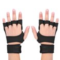 thumbnail image 5 of Levantamiento de pesas Guantes de gimnasio Entrenamiento Fitness Muñequera Entrenamiento Ejercicio Deportes (L), 5 of 5