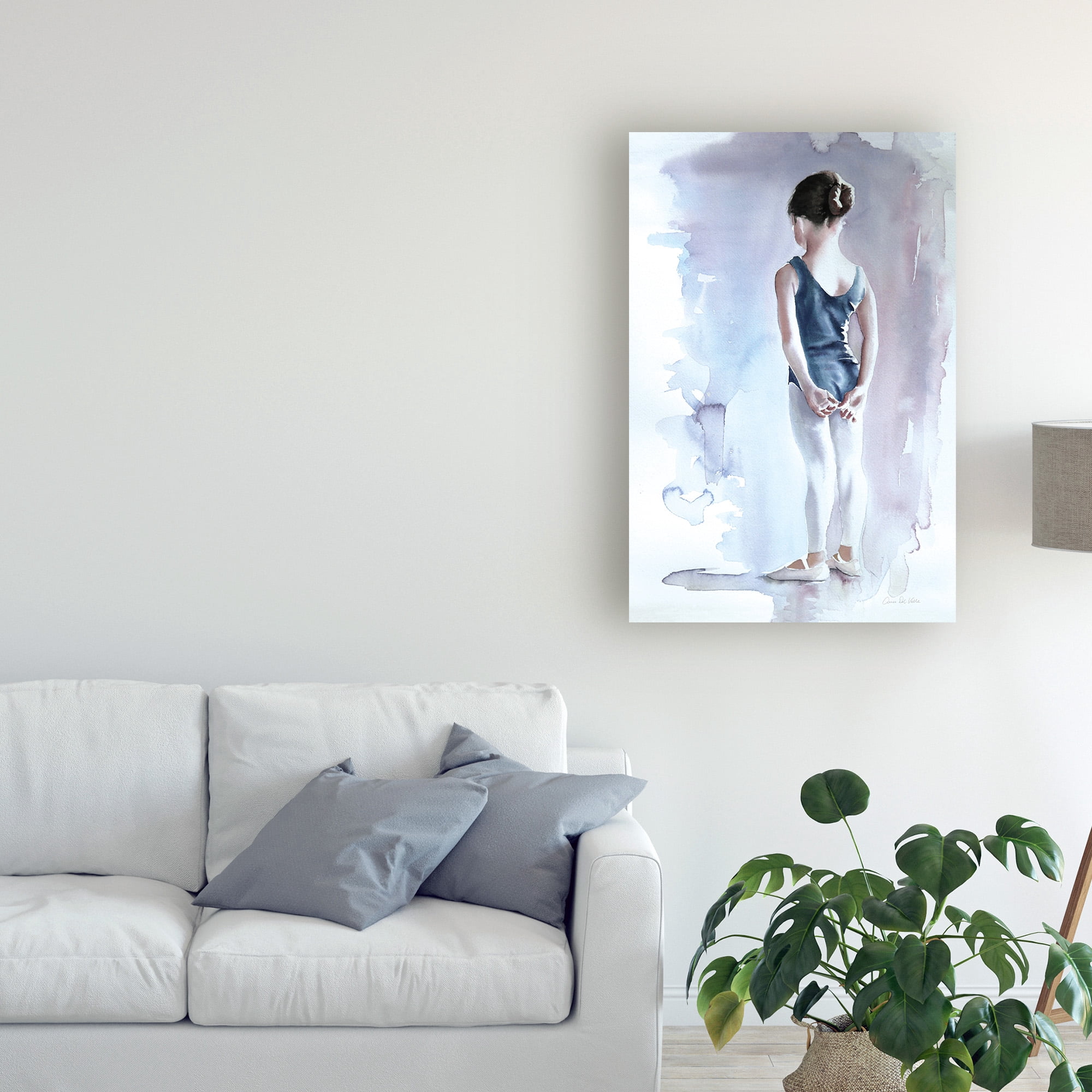 Trademark Fine Art 'First Day at Ballet' Canvas Art by Wild Apple Graphics