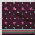 thumbnail image 2 of oneOone Silk Tabby Fabric Stripe & Floral Panel Print Sewing Fabric BTY 42 Inch Wide, 2 of 3